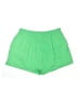 Caslon 100% Cotton Solid Green Shorts Size L - photo 2
