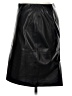 Talbots 100% Polyester Black Faux Leather Skirt Size 2 Petite - photo 1