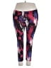 Last Exit 100% Nylon Print Purple Active Pants Size 3X - photo 1