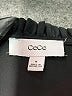 CeCe 100% Polyester Black Short Sleeve Blouse Size M - photo 7