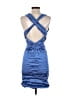 Nicole Miller Blue Cocktail Dress Size 6 - photo 2