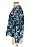 Parker 100% Polyester Teal Long Sleeve Blouse Size S - photo 5