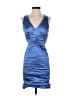 Nicole Miller Blue Cocktail Dress Size 6 - photo 1