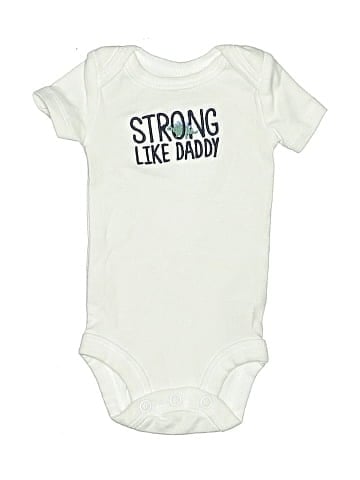 Child of Mine by Carter's Short Sleeve Onesie (view 1)