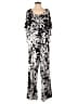 Curations Graphic Black Jumpsuit Size L - photo 1
