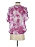 Apt. 9 100% Polyester Purple Short Sleeve Blouse Size S - photo 2