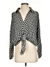 Lucy Paris 100% Polyester Polka Dots Black 3/4 Sleeve Blouse Size S - photo 1