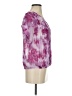 Apt. 9 100% Polyester Purple Short Sleeve Blouse Size S - photo 4