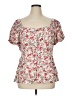 Torrid Ivory Short Sleeve Blouse Size 1X Plus (1) - photo 1