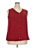Unbranded Red Sleeveless Blouse Size 3X - photo 1