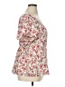 Torrid Ivory Short Sleeve Blouse Size 1X Plus (1) - photo 4