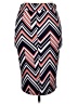 Olivia Blu Chevron-herringbone Pink Casual Skirt Size XL - photo 2