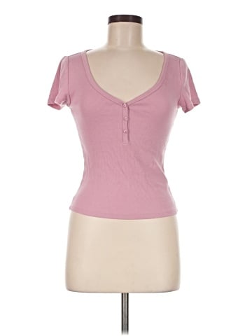 Aritzia Short Sleeve Henley (view 1)