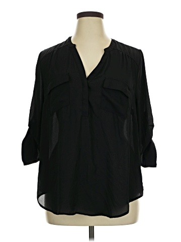 Torrid 3/4 Sleeve Blouse (view 1)