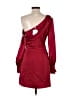 Jonathan Simkhai 100% Polyester Solid Red Cocktail Dress Size 2 - photo 2