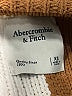 Abercrombie & Fitch 100% Polyester Color Block Tan Brown Pullover Sweater Size XS - photo 7