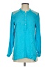 Nouvelle Teal Long Sleeve Blouse Size XS - photo 1
