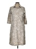 Persifor Animal Print Silver Casual Dress Size L - photo 1