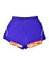 Fabletics 100% Polyester Color Block Purple Athletic Shorts Size M - photo 1