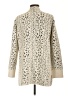 Evolution by Cyrus Animal Print Ivory Cardigan Size L - photo 2
