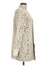Evolution by Cyrus Animal Print Ivory Cardigan Size L - photo 4