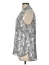 Vince Camuto 100% Polyester Black Gray Sleeveless Blouse Size L - photo 5