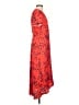 Gap 100% Viscose Floral Red Casual Dress Size S - photo 4