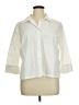 Kim Rogers Ivory 3/4 Sleeve Button-Down Shirt Size 1X - photo 1
