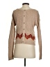 Maison Jules Chevron-herringbone Tan Pullover Sweater Size S - photo 2