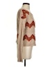 Maison Jules Chevron-herringbone Tan Pullover Sweater Size S - photo 4