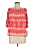 Loveappella Red 3/4 Sleeve Blouse Size M - photo 1