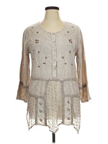 Sacred Threads 3/4 Sleeve Blouse (view 1)