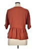 ASOS Design 100% Viscose Brown 3/4 Sleeve Blouse Size 14 - photo 2