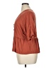 ASOS Design 100% Viscose Brown 3/4 Sleeve Blouse Size 14 - photo 5