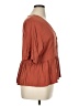 ASOS Design 100% Viscose Brown 3/4 Sleeve Blouse Size 14 - photo 4