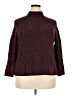 Talbots Tweed Burgundy Turtleneck Sweater Size 2X - photo 1