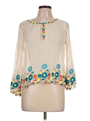 Plenty By Tracy Reese 3/4 Sleeve Blouse (view 1)