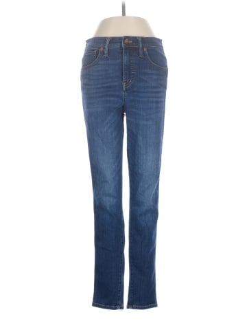 Madewell 10" High-Rise Skinny Jeans in Danny Wash: TENCEL&trade; Denim Edition (view 1)