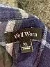 Well Worn Plaid Blue 3/4 Sleeve Button-Down Shirt Size XL - photo 7