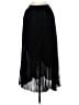 Halogen 100% Polyester Solid Black Formal Skirt Size XS - photo 2