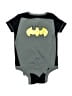 Batman 100% Polyester Graphic Black Short Sleeve Onesie Size 6-9 mo - photo 2