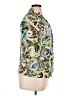 Mirror Image Paisley Green 3/4 Sleeve Button-Down Shirt Size 1X - photo 4