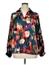 Unbranded 100% Polyester Teal 3/4 Sleeve Blouse Size XL - photo 1