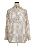 Lane Bryant Polka Dots Ivory Long Sleeve Button-Down Shirt Size 14 - 16 Plus - photo 1