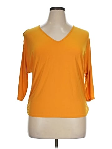 Perseption Concept 3/4 Sleeve Top (view 1)