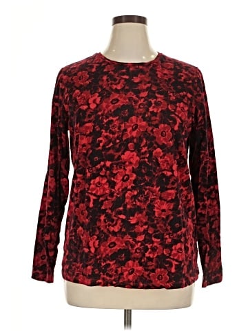 Jones New York Signature Long Sleeve T-Shirt (view 1)
