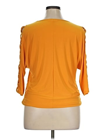 Perseption Concept 3/4 Sleeve Top (view 2)