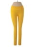 Nux Color Block Yellow Yoga Pants Size S - photo 1