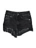 Zara Black Denim Shorts Size 0 - photo 1