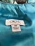 Cache Metallic Teal Cocktail Dress Size 10 - photo 4